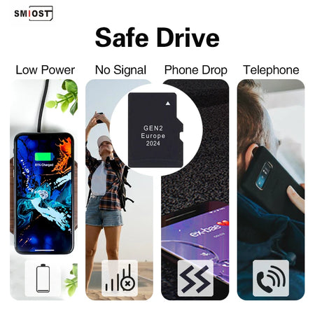 2024 Navigation Upgrade EU NA GPS GEN2 TF Card - Fast Read