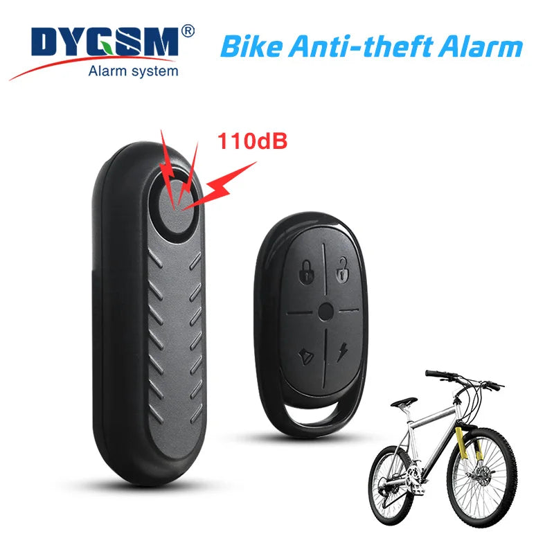 DYGSM 110dB Fietsalarm Met Afstandsbediening Waterdicht Antidiefstal