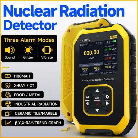 GC-01 Geiger Counter: Advanced Nuclear Radiation Detector