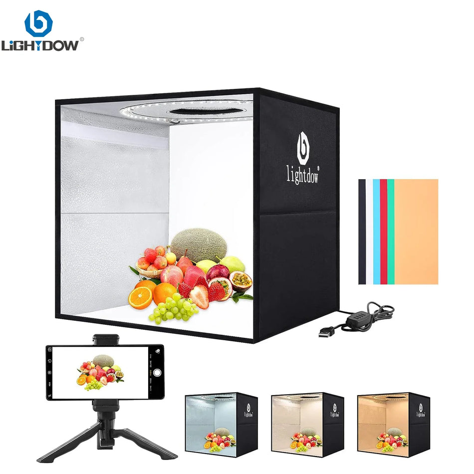 Lightdow A-FX00036 Light Box Kit &ndash; Dimmable 120 LED Lights