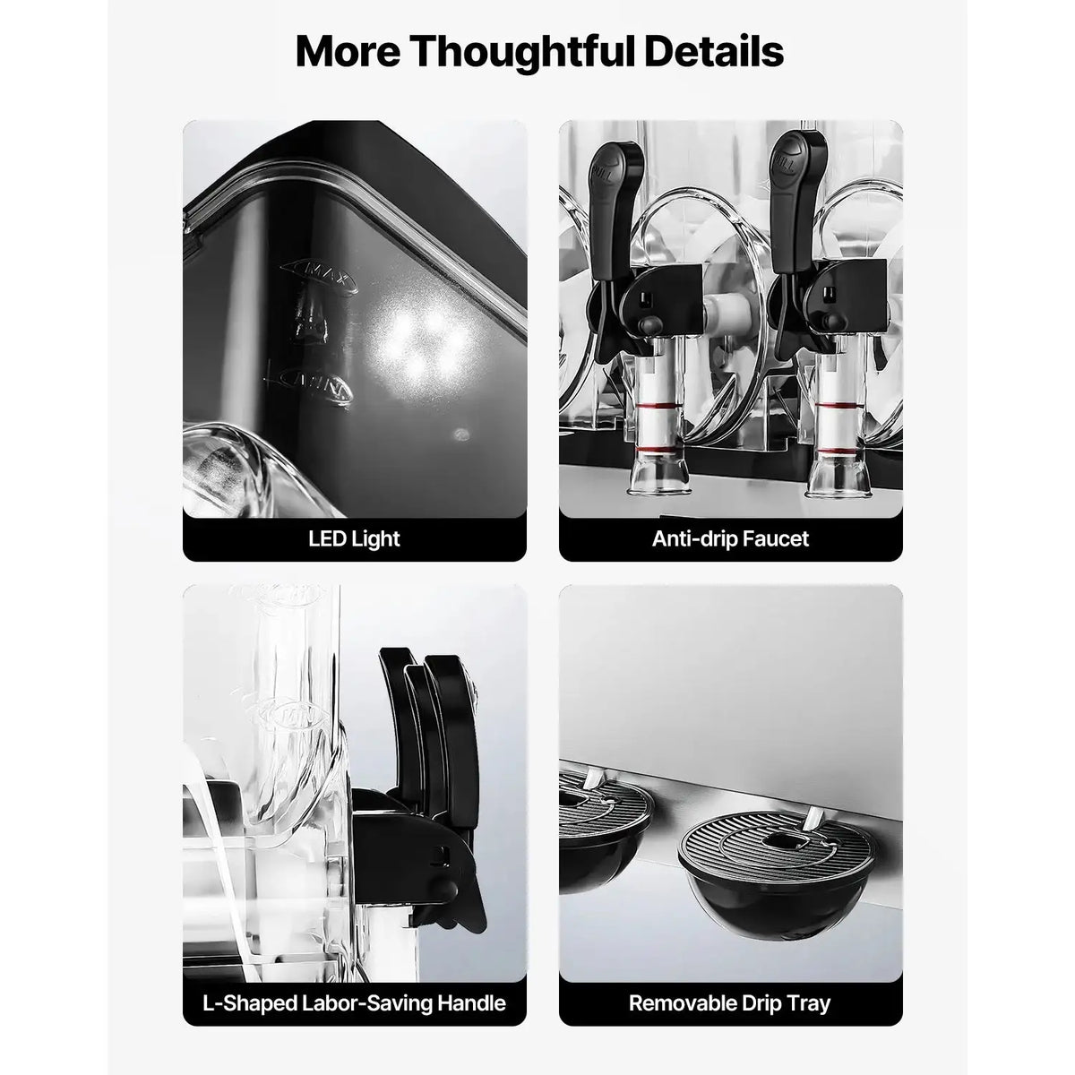 15L Triple Tank Commercial Slushy Machine for Bars