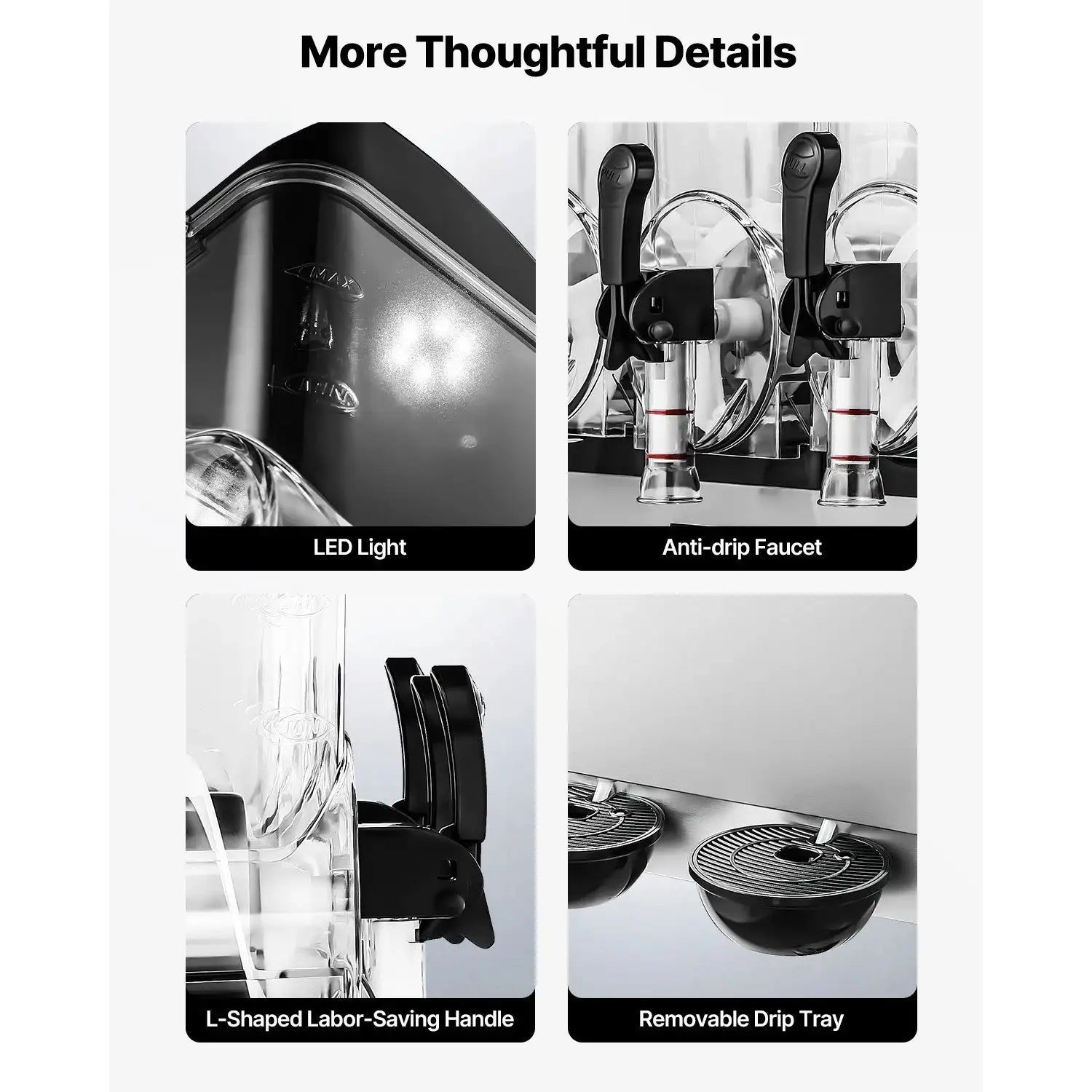 15L Triple Tank Commercial Slushy Machine for Bars