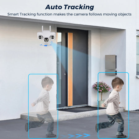 12MP Triple Lens PTZ 4G Security Camera