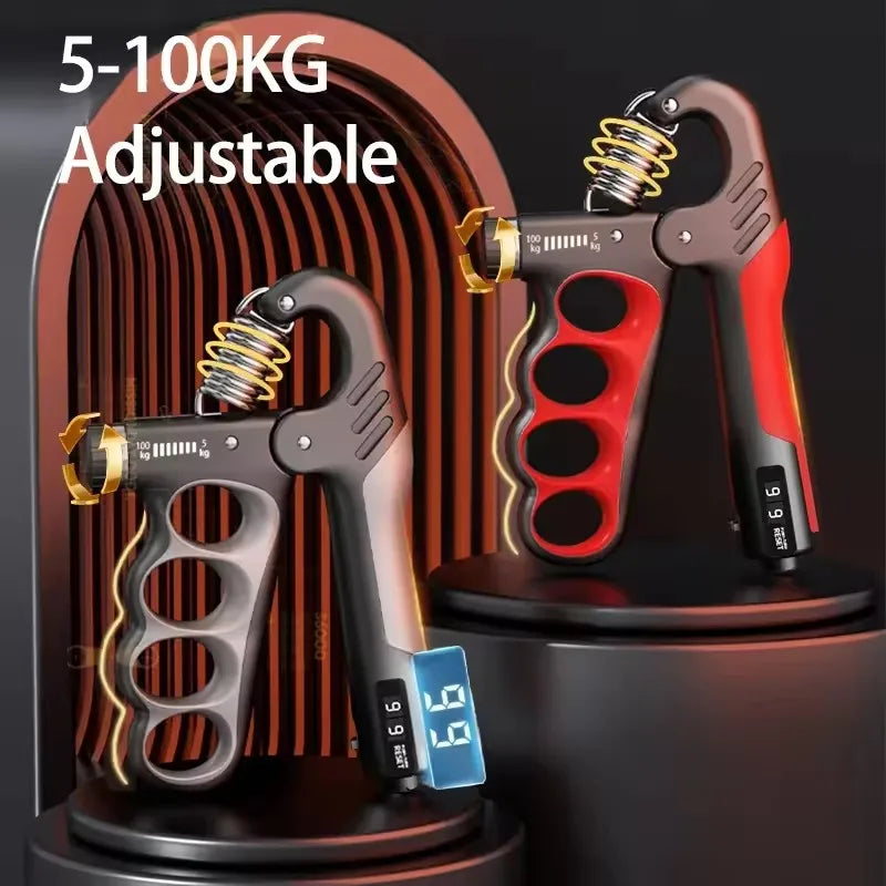 Adjustable Handgrip Grip Strengthener 5-100kg for Fitness Recovery