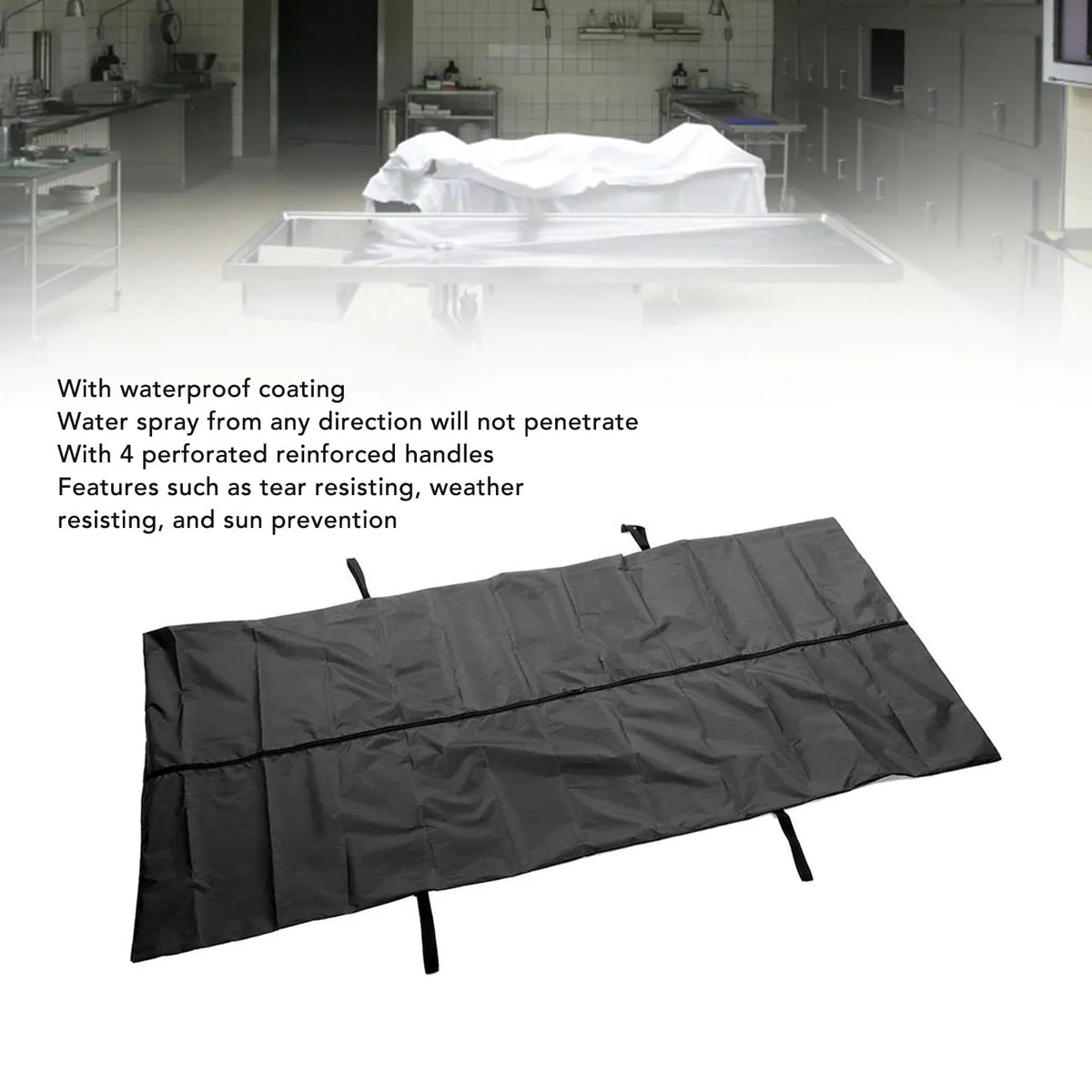Emergency Cadaver Body Bag Oxford Cloth - Anti Leakage