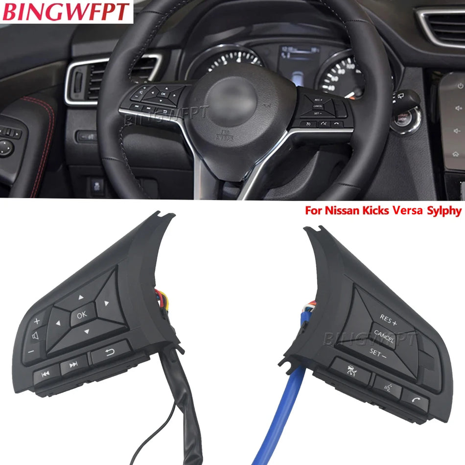 Tempomat-Lenkradtasten mit Bluetooth für Nissan Kicks