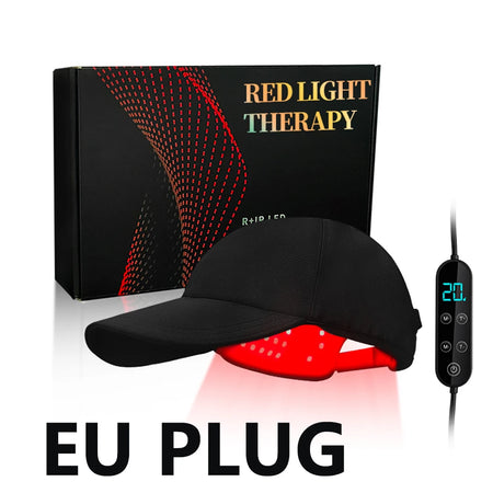 Red Light Therapy Hat Infrared 180LED Helmet - Hair Growth 180 LEDS EU PLUG