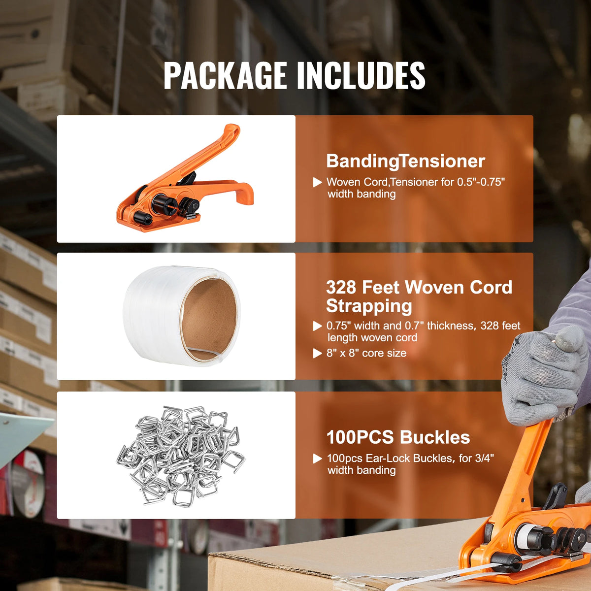 SucceBuy Sealless Strapping Tensioner &ndash; 800 kg Tension