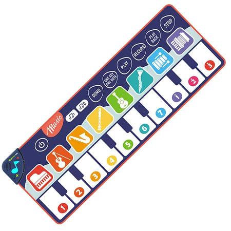Musical Piano Mat for Toddlers &ndash; Interactive Dinosaur Sounds G 130x48cm