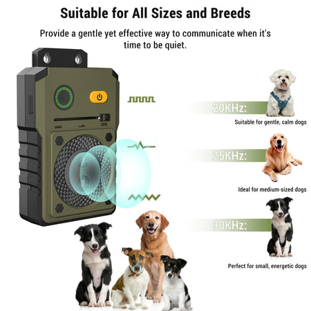 Dog Barking Stopper Wall Mount &ndash; 3 Modes With 50Ft Range