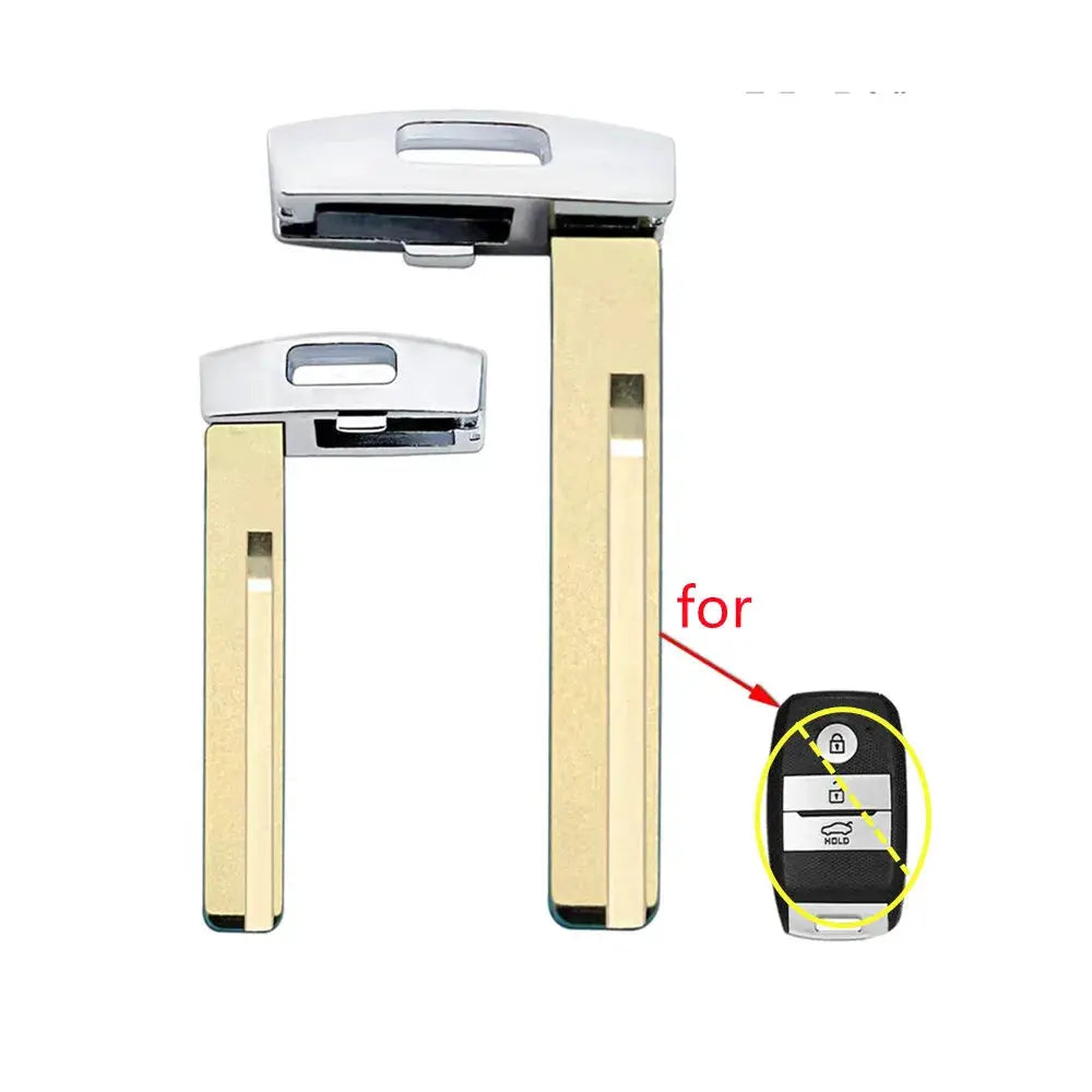 10pcs/lot Emergency Insert Small Key Blade Uncut for Kia K2 Smart Card Key by InterCyprus Trading Ltd