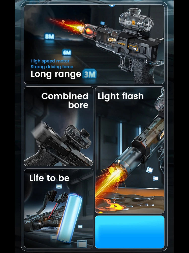 Electric Water Gun &ndash; Long Range Ultra Fast Ice Explosion