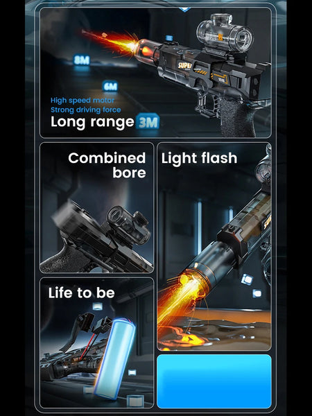 Electric Water Gun &ndash; Long Range Ultra Fast Ice Explosion