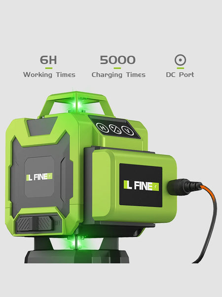LFINE 4D 16-Line Green Laser Level with Remote Control and Self-Leveling uae30ub2a5