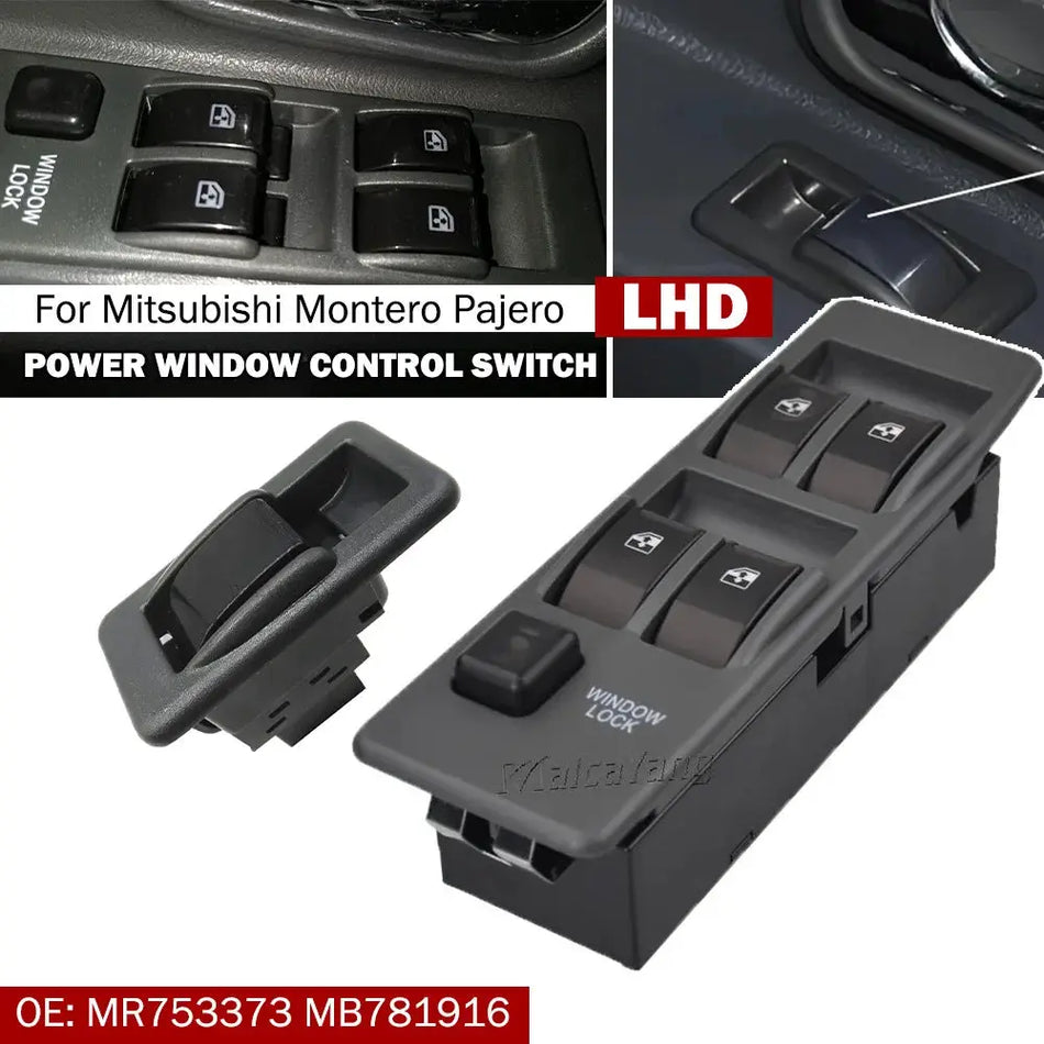 Power Window Switch Master Control for Mitsubishi Pajero V31 V32 MR753373 by InterCyprus Trading Ltd