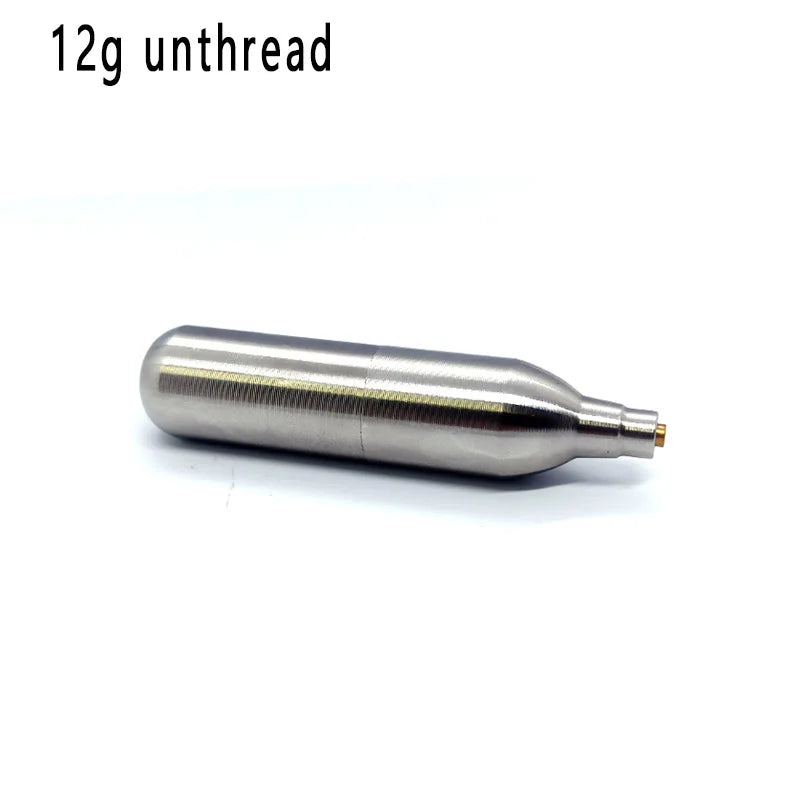CO2 Refill Tank Cartridges &ndash; Multi Gas Compatibility 12g unthread