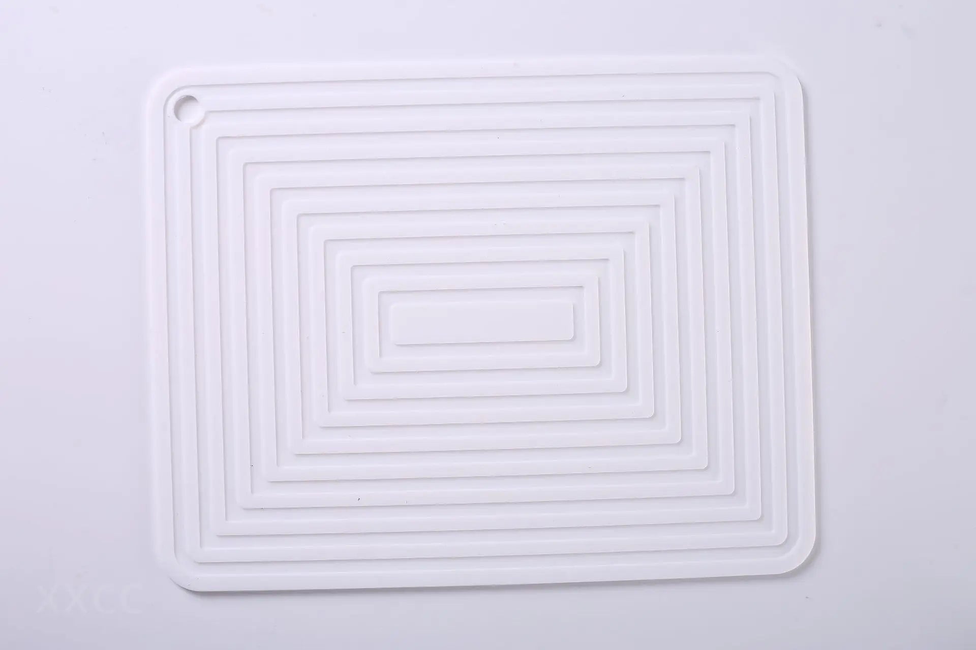 Silicone Pot Mat &ndash; Thickened Heat Insulation and Non-Slip Design white / 28x22cm / Rectangular
