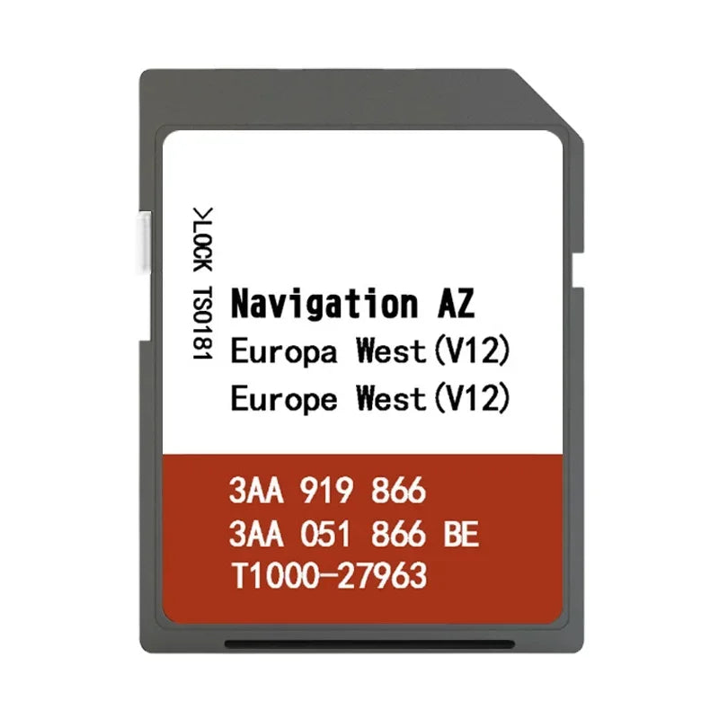 RNS 315 AZ V12 West Europe SD Nav Card &ndash; West Europe Maps