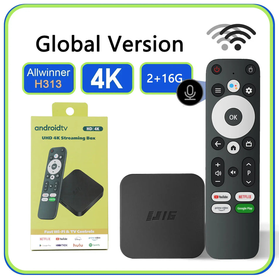 U16 4K Android TV Box &ndash; Android 11.0 OS Dual Band WiFi
