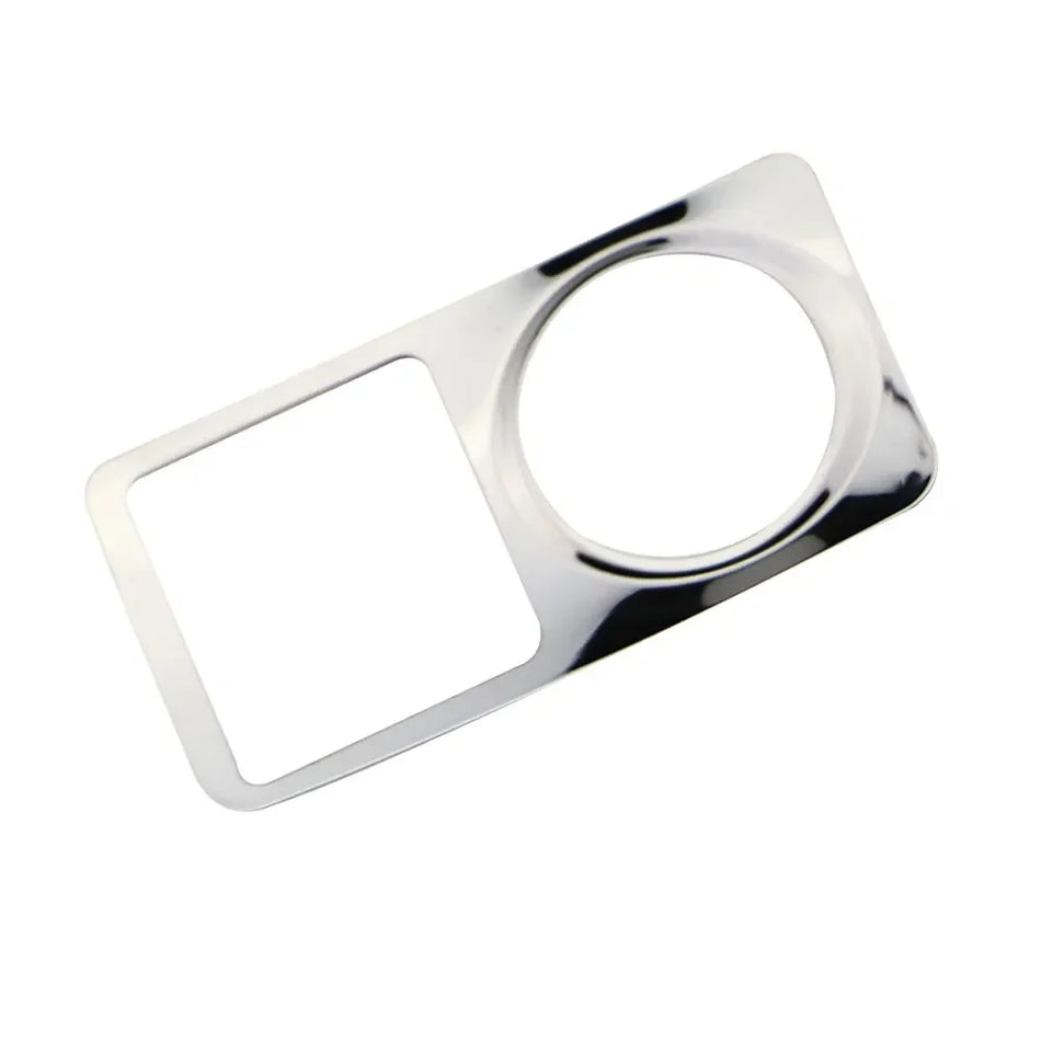 Ford Focus MK3 Center Console Cigarette Lighter Panel Cover, Stainless Steel