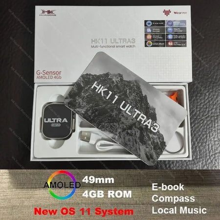 HK11 Ultra 3 Smartwatch &ndash; 4G Calling And AI Chat Robot