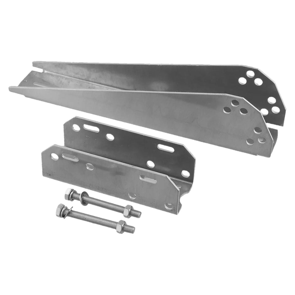 PV Bracket Pole Mount 30 Degree Solar Panel Fully Adjustable