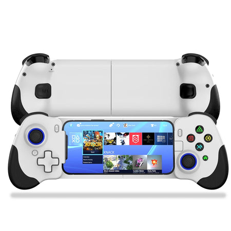 USB-C Mobile Phone Game Controller &ndash; Plug and Play Cloud Gaming Support WHITE