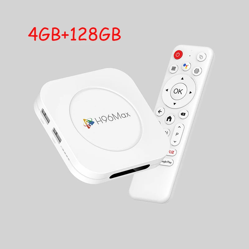 H96 MAX M1 PLUS &ndash; Android 14 WiFi 6 BT5.4 8K Video Ready 4GB 128GB / AU Plug