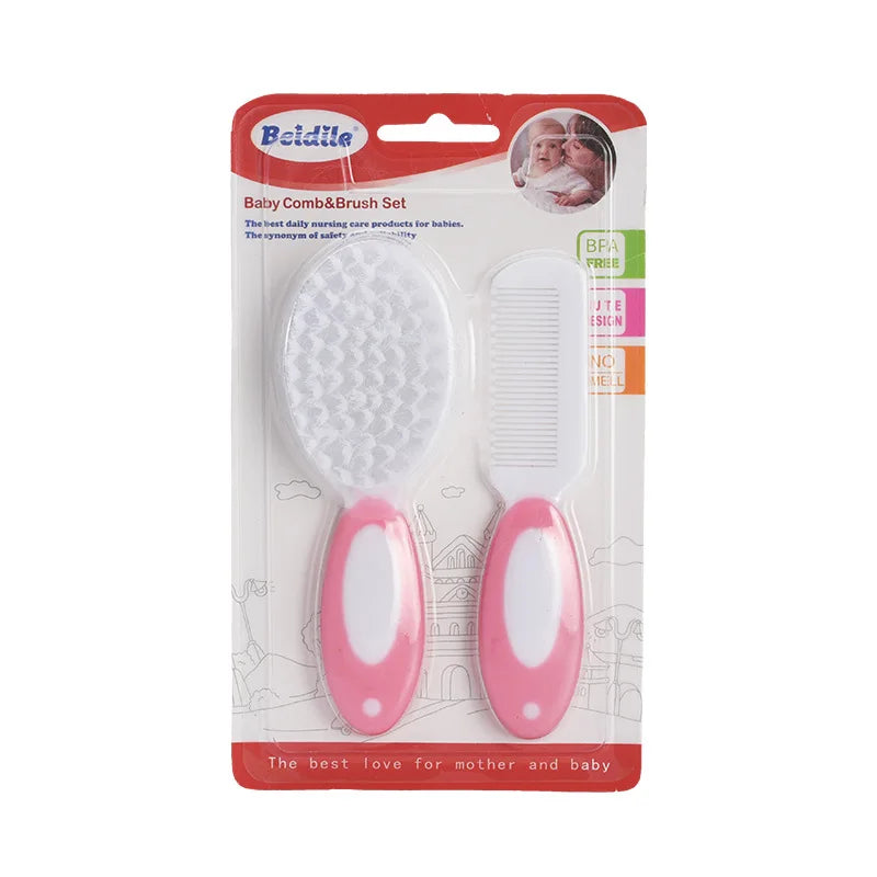 Baby Hair Care Set: Soft Comb and Tinea Cleaning Brush MY13505