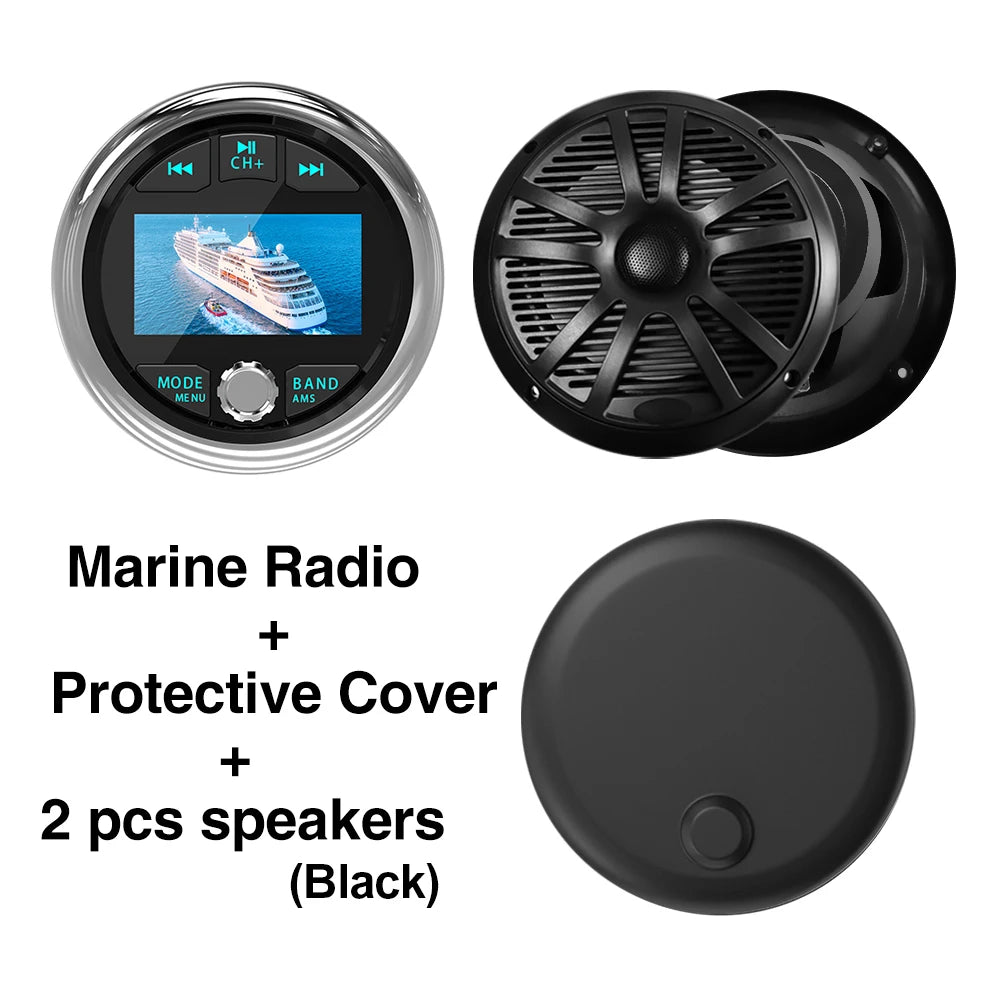 AKAMATE MS-50RV - Marine Stereo With 240W Output Power 50RV black