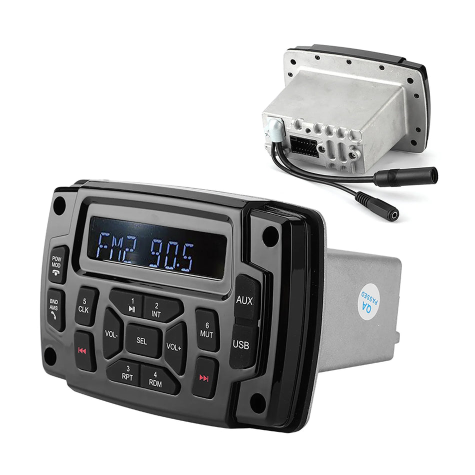 IP66 Waterproof Marine Boat Stereo System With FM AM Auto Receiver MP3