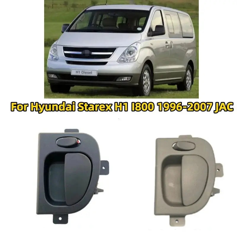 Black Interior Sliding Door Handle for Hyundai Starex H1 1996-2007 by InterCyprus Trading Ltd