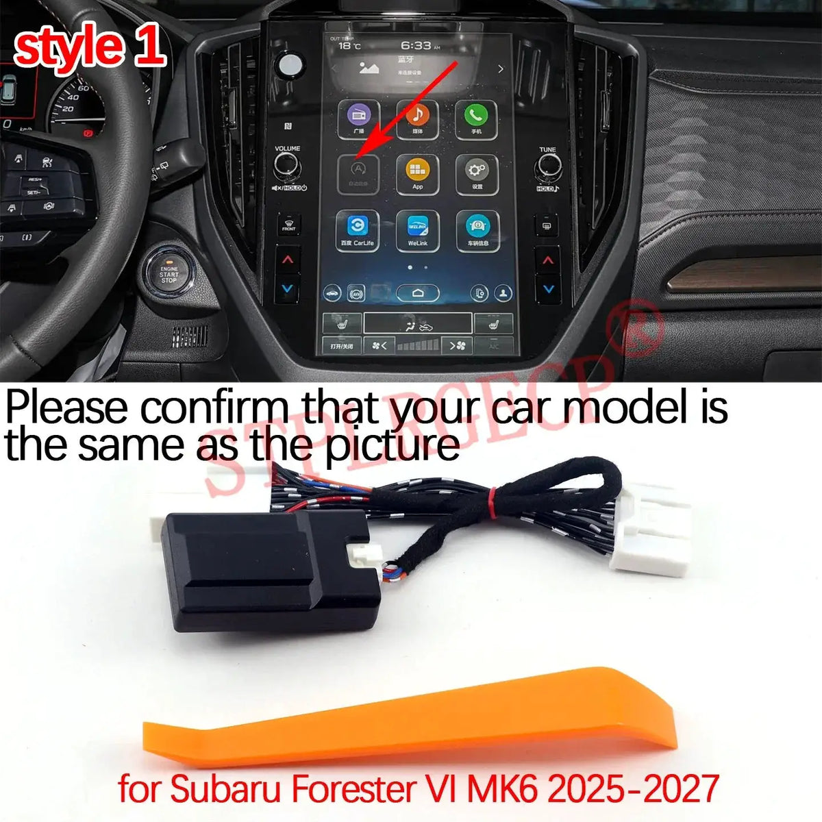 For Subaru Forester VI MK6 2025 2026 2027 Automatic Stop Start Engine System Off Cable Plug and Play Eliminator Parts by InterCyprus Trading Ltd