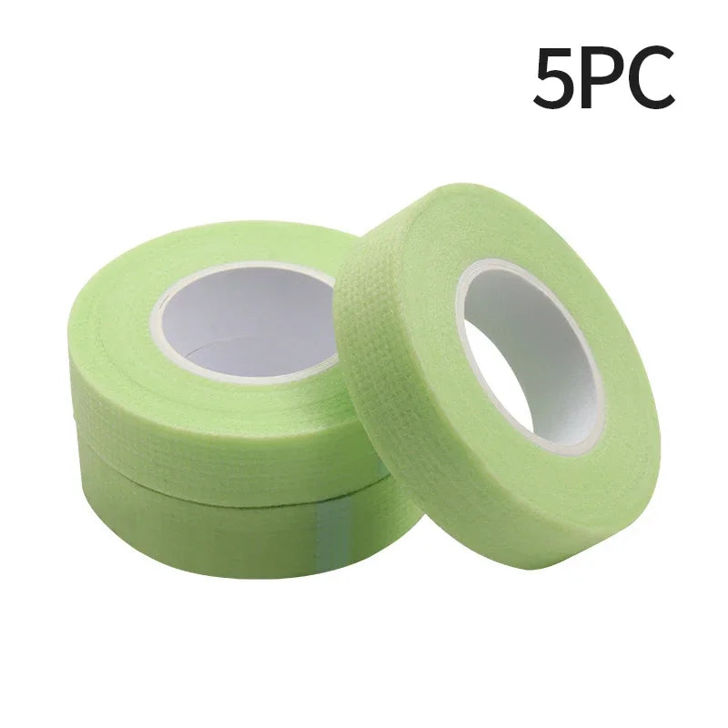 AILEISHI Micropore Eyelash Tape for Lash Extensions - 5/10pcs 5pcs green
