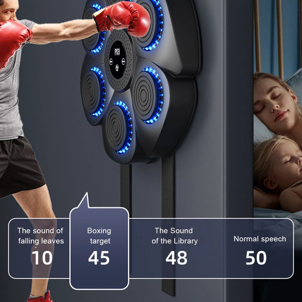 Music Boxing Machine Boxing Reaction Wall Target &ndash; RGB Light