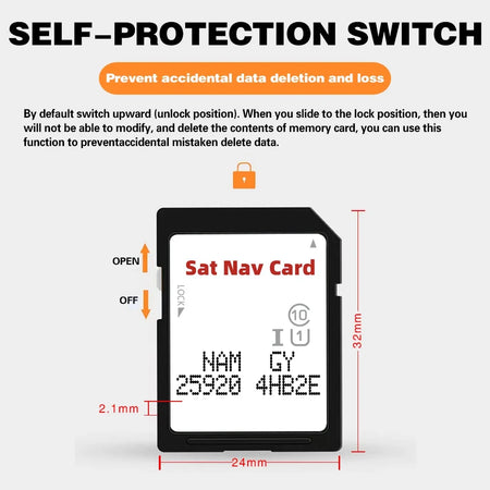 Sat Nav SD Card 25920-4HB2E &ndash; North America Maps Infiniti