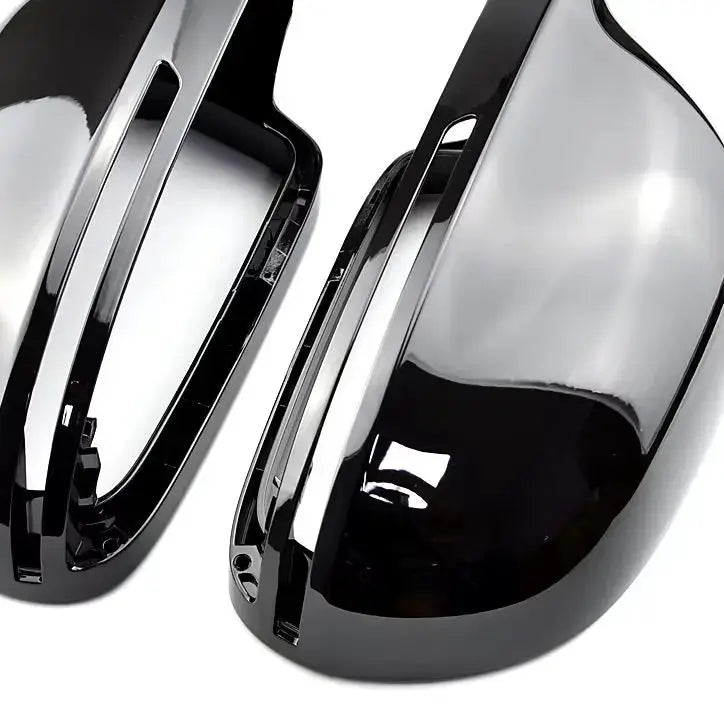 Pair Side Mirror Covers for Audi A4 B8 A6 C6 A5 Q3 S-Line by InterCyprus Trading Ltd