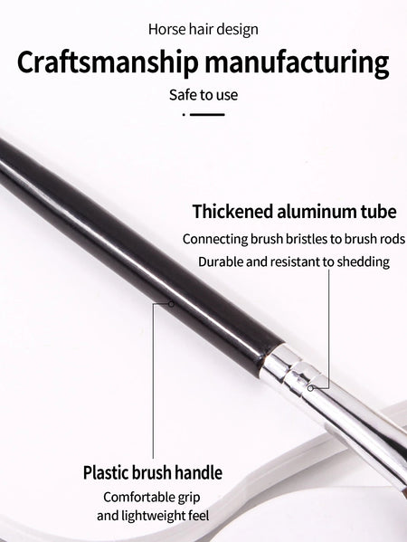 3D Nose Shadow Brush - Contour &amp; Highlight with Soft Horse Hair