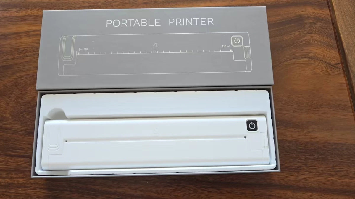 A4 Portable Thermal Printer &ndash; Wirelessly Inkless Printing