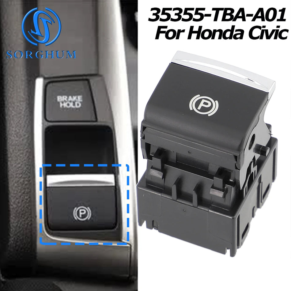 Electronic Parking Brake Switch Button for Honda Civic 10th Gen 2016-2021