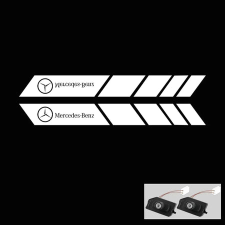 LED Angel Wings Welcome Light for Mercedes-Benz GLA GLB GLC GLS EQC A-Class B-Class C-Class E-Class S-Class Mercedes benz  4