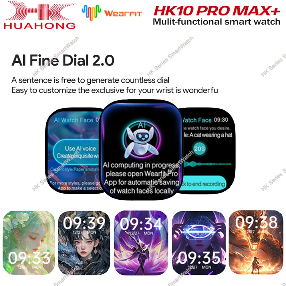 HK10 Pro Max GEN2 Smartwatch &ndash; AMOLED Display AI Assistant