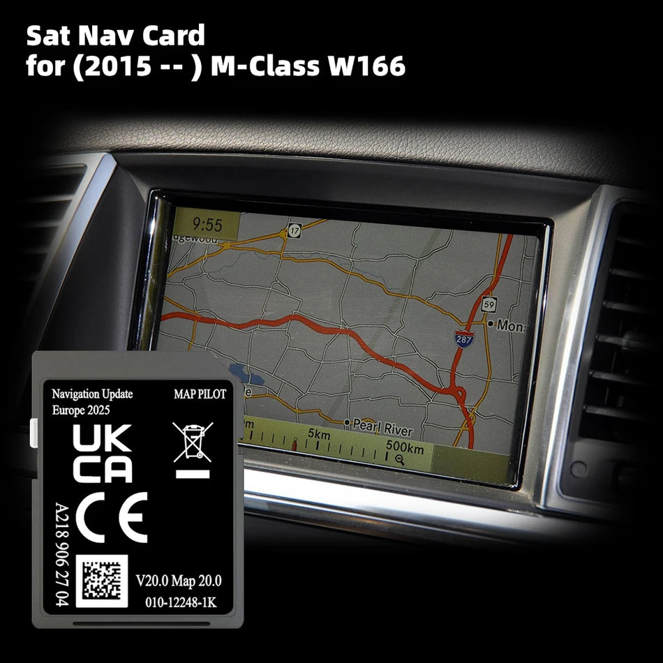 Mercedes M-Class W166 SD Card 32GB &ndash; France Poland Nav CHINA / M-Class W166