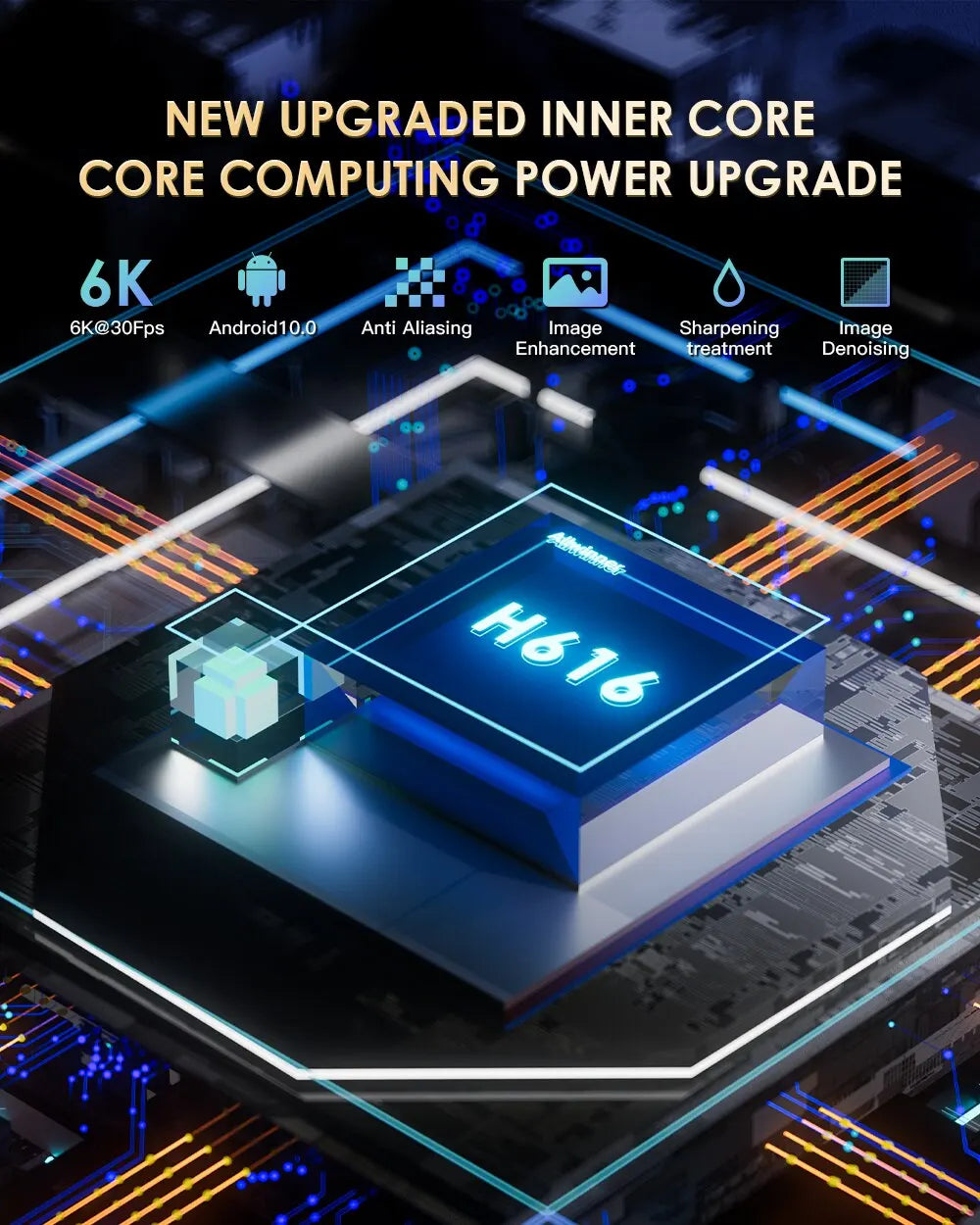 HONGTOP H20PRO Smart TV Box &ndash; WiFi6 6K 4K HDR Streaming