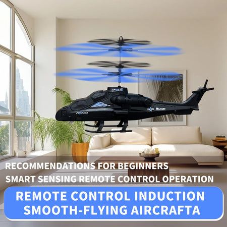 Induction Suspension Helicopter &ndash; Infrared Control with LED Lights
