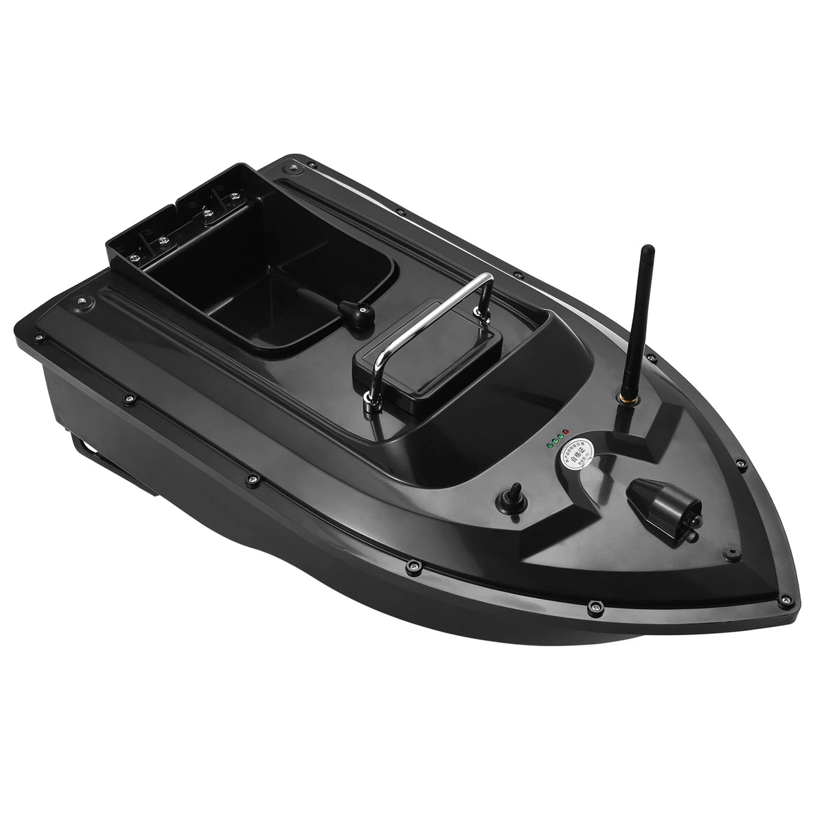 500M Wireless Remote Control Fishing Bait Boat with 1.5KG Load Capacity black / GERMANY