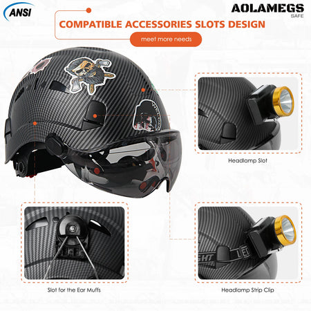 SF06/CR08 Safety Helmet - CE Certified ABS Hard Hat