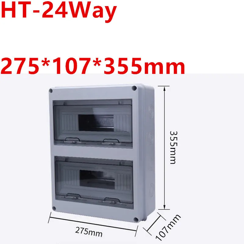 IP65 Waterproof Distribution Box for DC Breaker - HT-2-24WAY HT-24WAY / CN