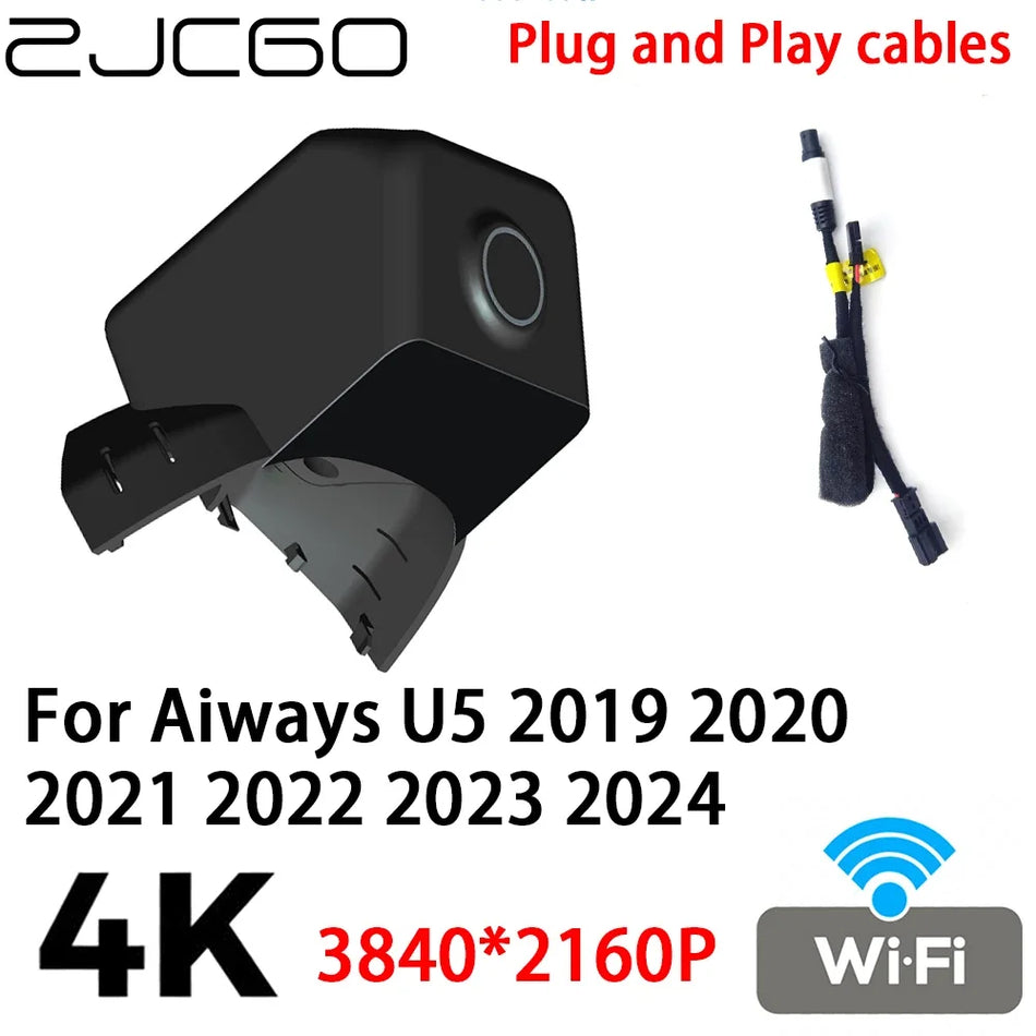 Aiways U5 Vaizdo registratorius 4K 2160P Automobilių DVR, Įjunk ir naudok