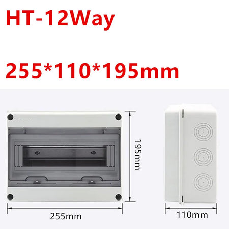 IP65 Waterproof Distribution Box for DC Breaker - HT-2-24WAY HT-12WAY / CN
